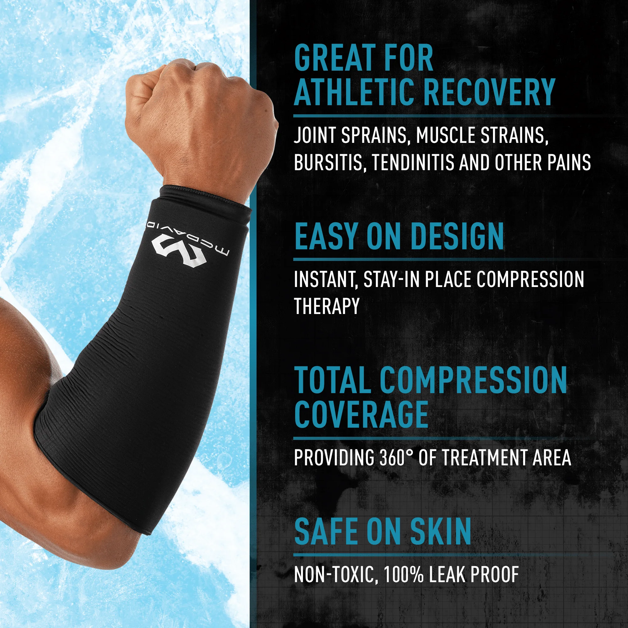 Flex Ice Therapy Arm/Elbow Compression Sleeve 4 Flex Ice Therapy Arm/Elbow Compression Sleeve