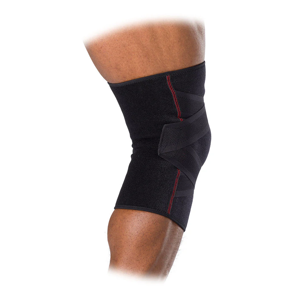 Cross Compression™ Knee Sleeve with Adjustable Compression Straps 3 Cross Compression™ Knee Sleeve with Adjustable Compression Straps
