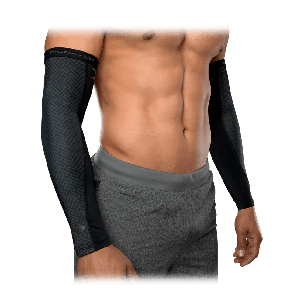 Dual Layer Training Compression Arm Sleeves/Pair